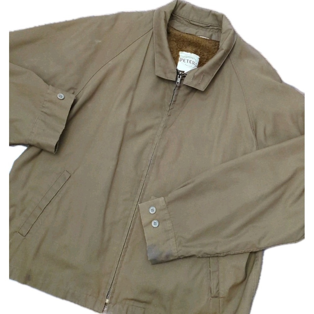 Vintage Peters All Weather Sportswear Jacket with Zip Liner Retro Grampa Sz 42